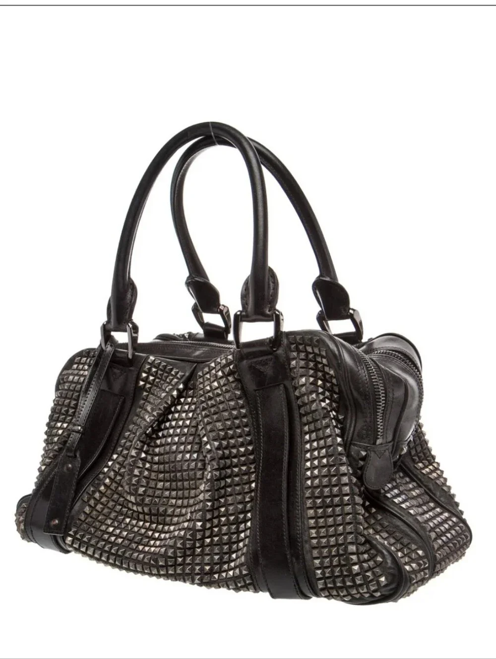 Burberry Prorsum Knight Studded Leather Purse Bag - Picture 2 of 11
